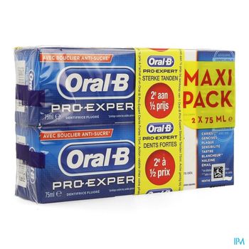 oral-b-pro-expert-dentifrice-dents-fortes-2-x-75-ml-2eme-50
