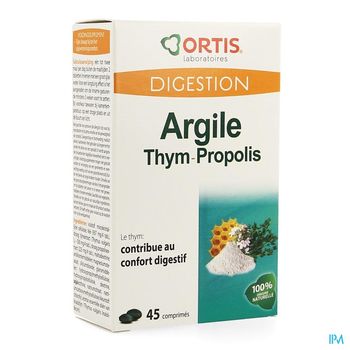 ortis-argile-thym-propolis-45-comprimes