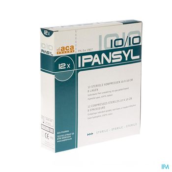 ipansyl-compresses-steriles-8-plis-10-cm-x-10-cm-12-compresses
