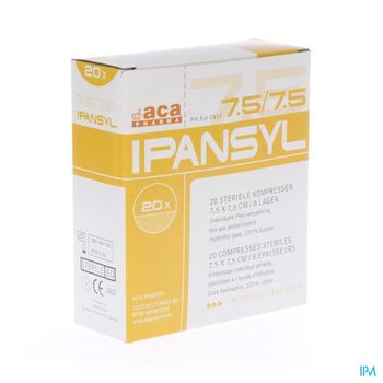 ipansyl-compresses-steriles-8-plis-75-cm-x-75-cm-20-compresses