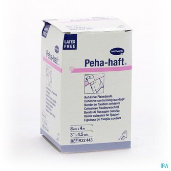 peha-haft-latex-free-bande-de-fixation-cohesive-8-cm-x-4-m