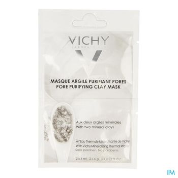 vichy-purete-thermale-masque-argile-purifiant-2-x-6-ml