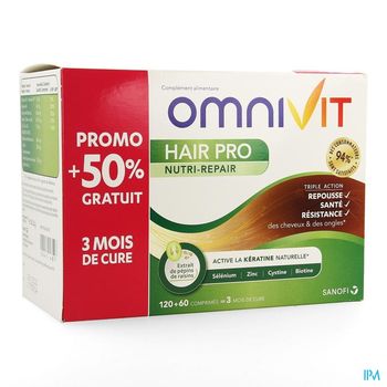omnivit-hair-pro-nutri-repair-180-comprimes-offre-50-gratuit