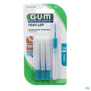 gum-trav-ler-antibacterial-protection-4-brossettes-interdentaires-16-mm-ref-1614