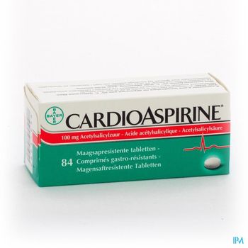 cardioaspirine-84-comprimes-gastro-resistants-x-100-mg