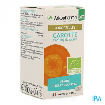 arkogelules-carotte-bio-45-gelules